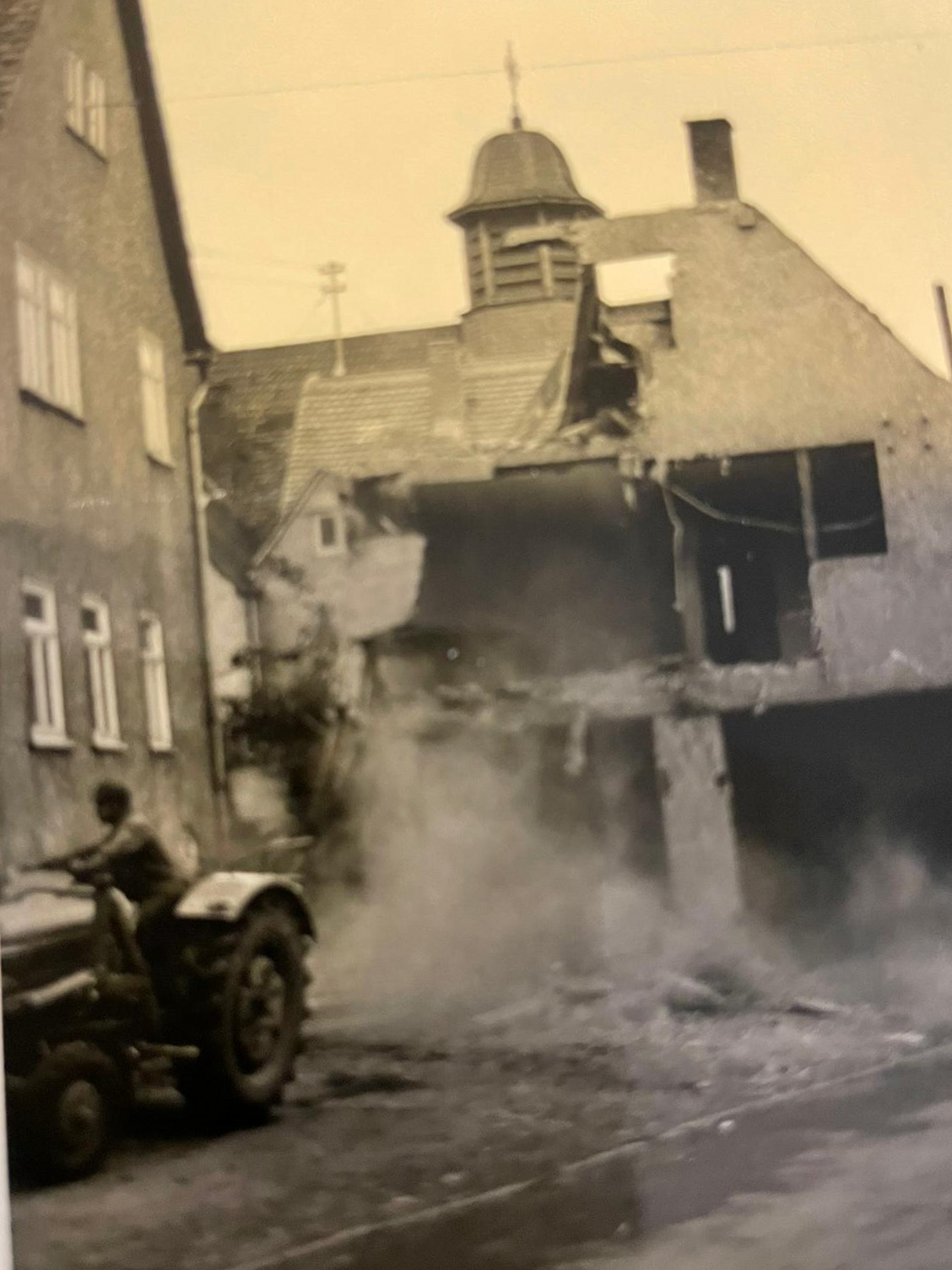 Abriss des Rathauses 1961