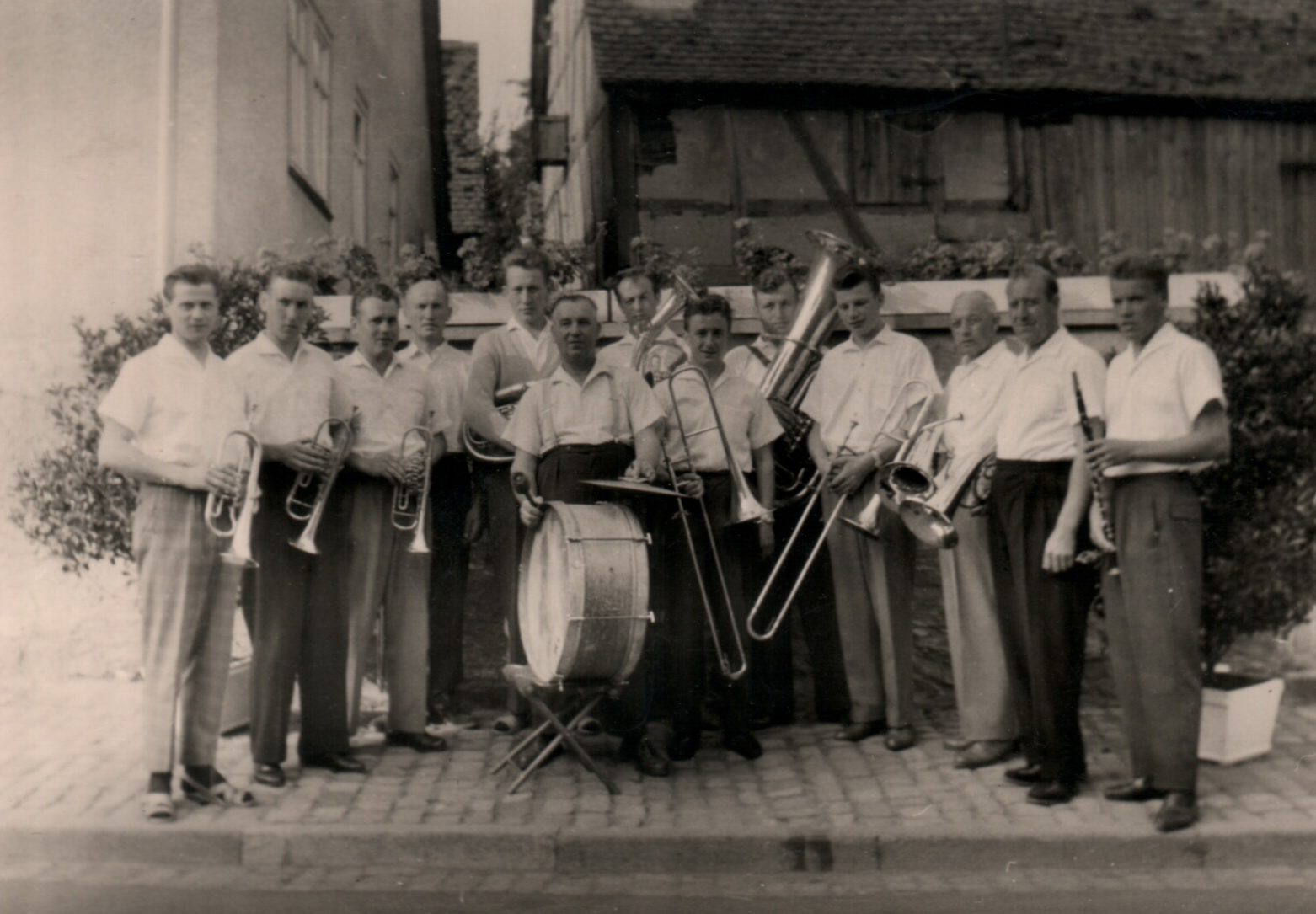 Musikkapelle in den 60er Jahren